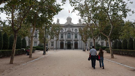 Imagen del Tribunal Supremo, al que Justicia y Exteriores han entregado la identidad de los votantes suspendidos de la 'ley de nietos'