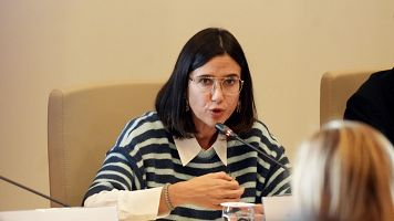 La consellera d'Interior i Seguretat P�blica, N�ria Parlon, compareix aquest dimecres al Parlament