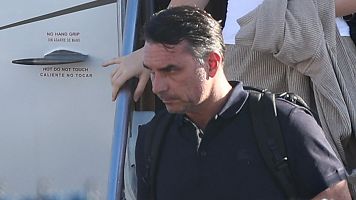 Flavio Bolsonaro aterriza en Miami, Florida, EE.UU.