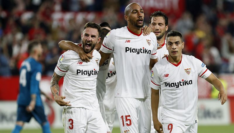 El Sevilla sigue soñando con Europa tras imponerse al Real Madrid