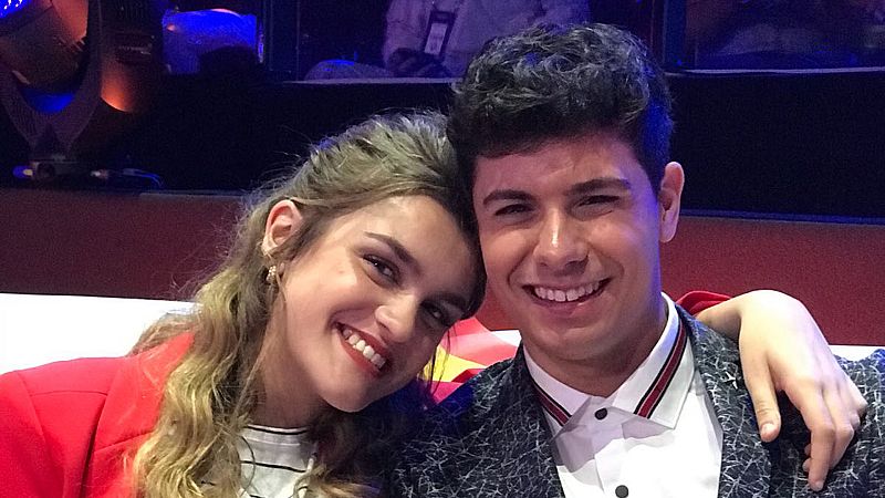 Amaia y Alfred, en exclusiva desde la 'green room': "Eurovisin est siendo una pasada"