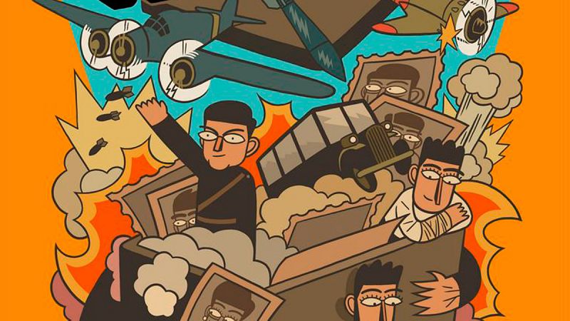 La Guerra Civil y la creativa en 'Una caja de galletas'