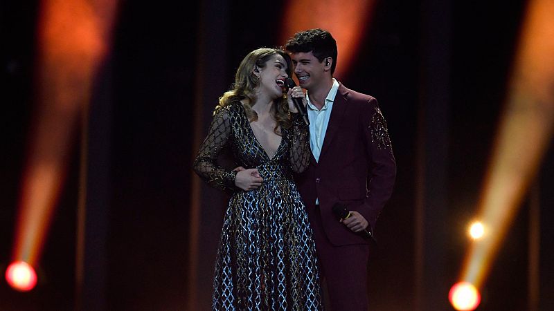 Final de Eurovisin 2018: Amaia y Alfred emocionan con "Tu cancin"