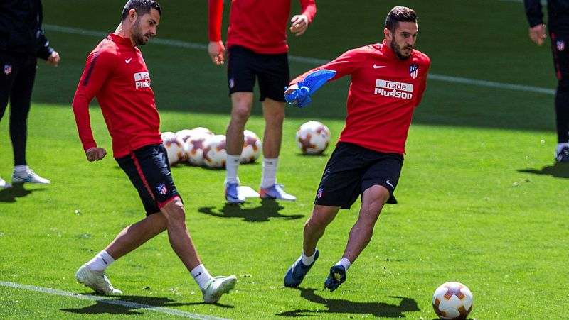 Simeone convoca a 20 jugadores para Lyon, donde habrá homenaje colchonero