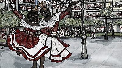 El cartel anunciador de las fiestas de San Fermn reivindica Pamplona como "ciudad de luces"