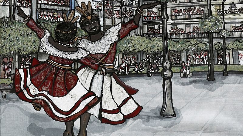 El cartel anunciador de las fiestas de San Fermín reivindica Pamplona como "ciudad de luces"