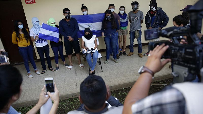 Estudiantes de la Universidad más antigua de Nicaragua rechazan el diálogo