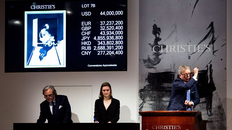 Christie's subasta por más de 42 millones de euros un retrato del amante de Francis Bacon