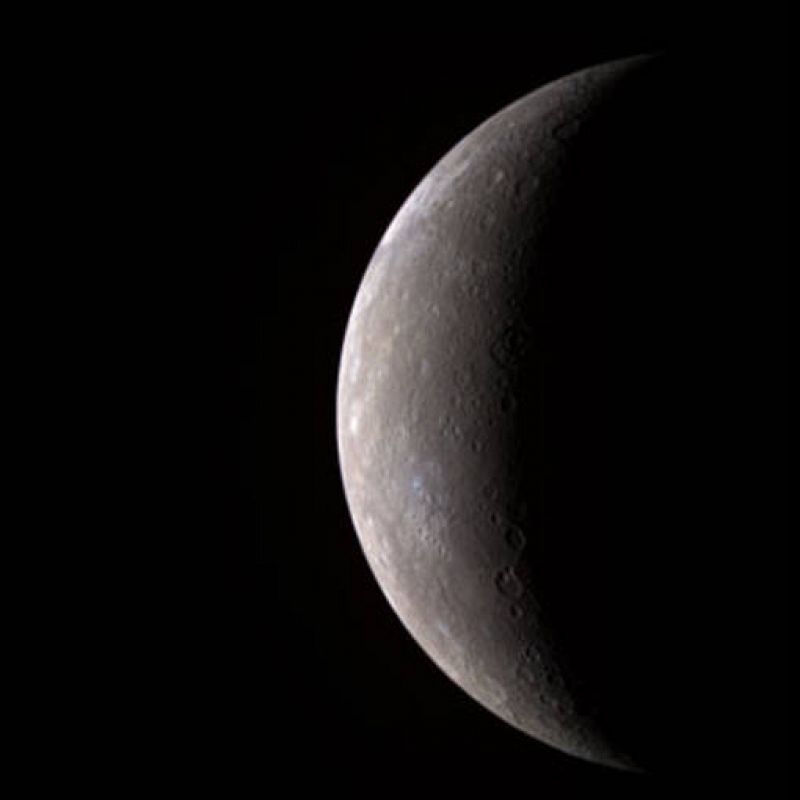 La sonda Messenger de la NASA explora  partes aún desconocidas de Mercurio