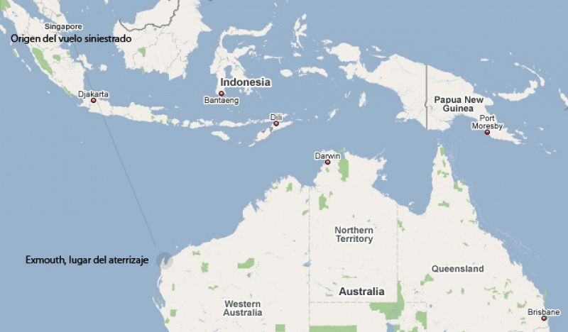 Un brusco aterrizaje de emergencia en el noroeste de Australia provoca al menos 50 heridos