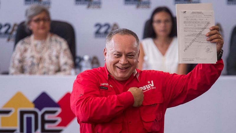 Estados Unidos impone sanciones contra el dirigente venezolano Diosdado Cabello