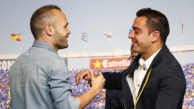 Xavi Hernández escribe una emotiva carta a Iniesta