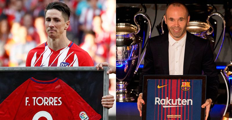 Torres e Iniesta, la despedida de una generación