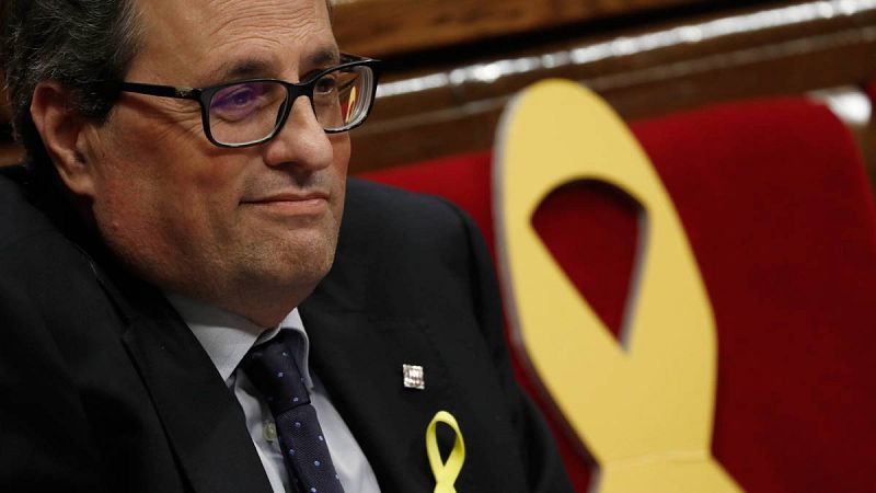 Torra pide un informe jurídico para "desbloquear" el Govern: "Los derechos de los consellers están intactos"