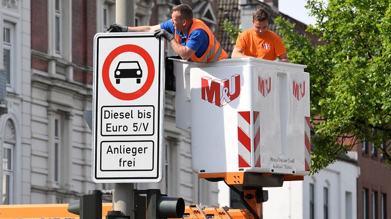 Hamburgo, primera ciudad alemana que pone en marcha el veto a vehículos diésel contaminantes