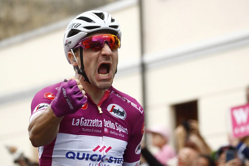 Viviani mantiene su tiranía en las llegadas masivas del Giro 2018