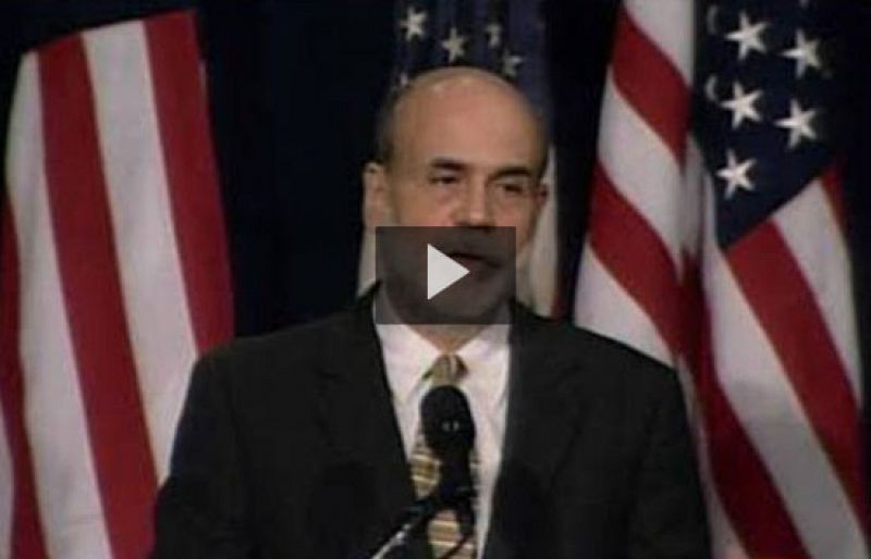 Bernanke insinúa una bajada de los tipos de interés en EE.UU. ante el empeoramiento de la economía