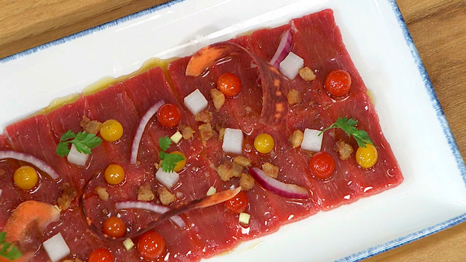 Torres en la cocina - Carpaccio de atún