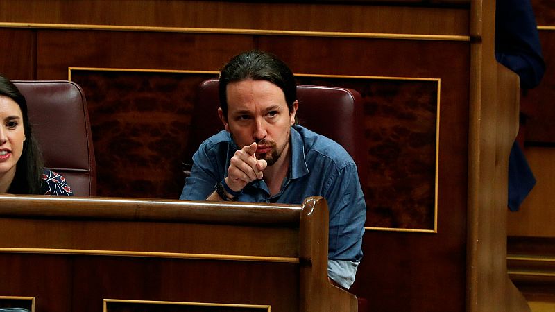 Iglesias cree que la moción prosperará y pide a Sánchez un gobierno de coalición