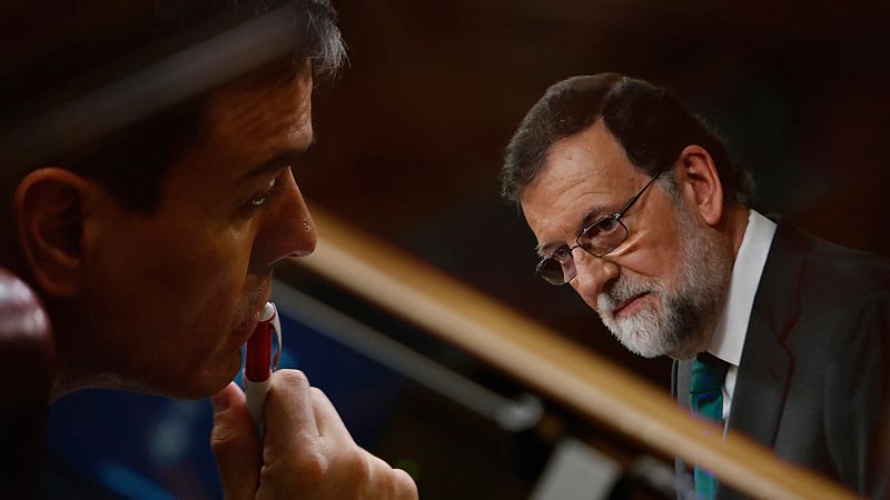 Rajoy acusa a Sánchez de ser "pura ambigüedad táctica" y de no ser "capaz de ganar unas elecciones"