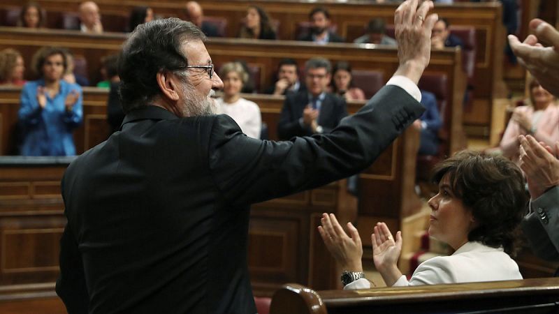Rajoy: "Ha sido un honor dejar una España mejor de la que encontré, ojalá mi sustituto pueda decir lo mismo"