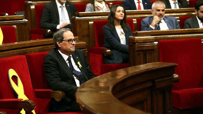 Torra se querella por "prevaricación" contra Rajoy y Sáenz de Santamaría