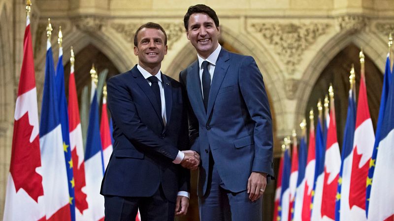 Macron reúne a las potencias europeas para diseñar la 'alianza G6+1' para contener a Trump