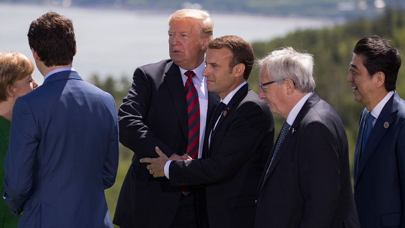 Trump replica al aislamiento en el G7 por los aranceles pidiendo incorporar de nuevo a Rusia