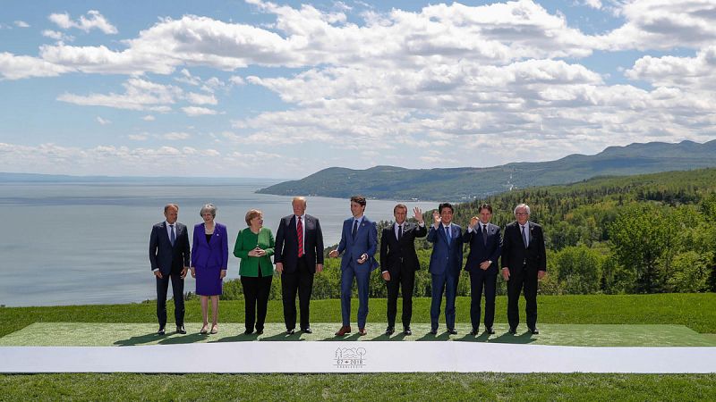 La Cumbre del G7 termina con un comunicado final consensuado pero con acuerdos de mínimos