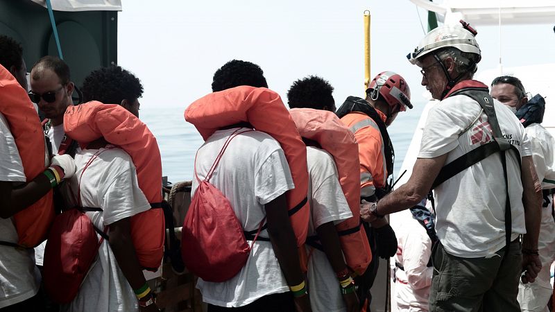Clemente, el nigeriano a bordo del Aquarius que volverá a su casa en Roquetas: "Un luchador nunca se rinde"
