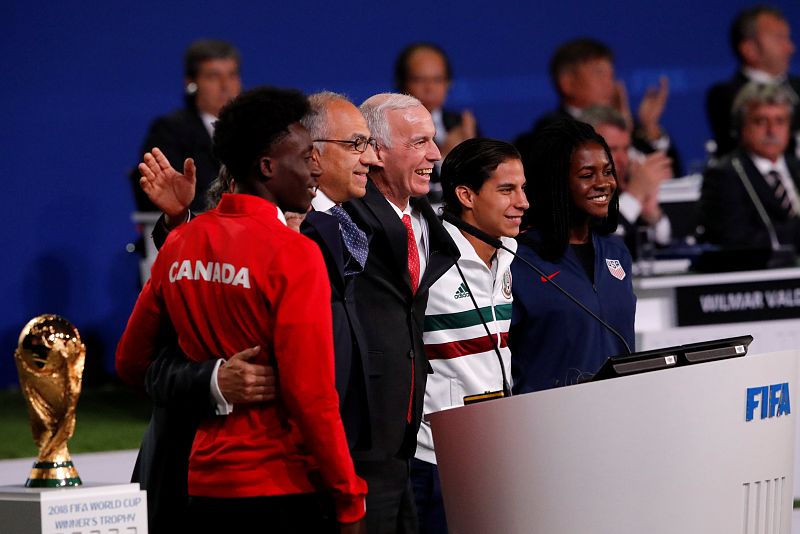 EE.UU., Canadá y México acogerán el Mundial de 2026