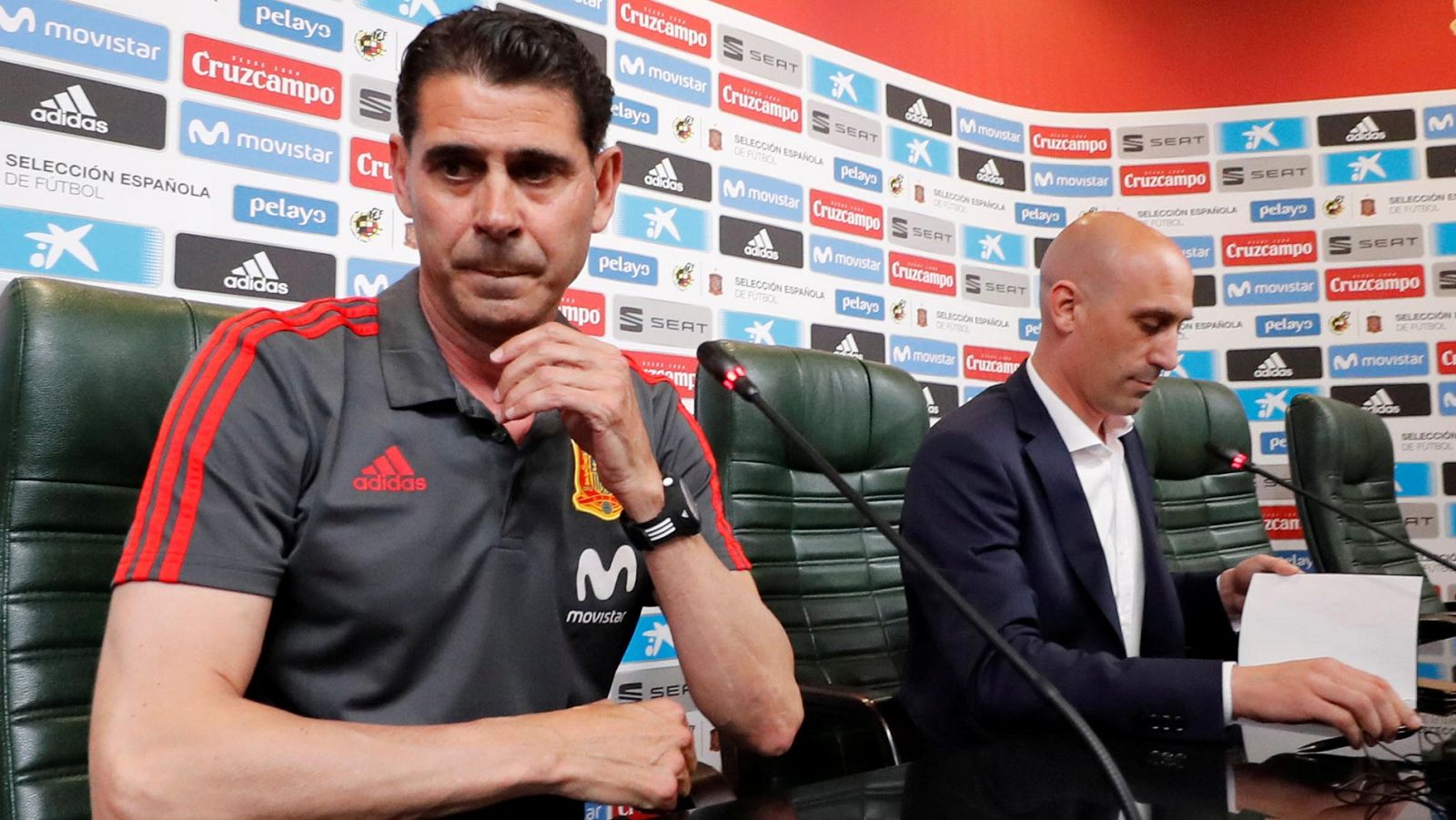 Rubiales destituye a Lopetegui y nombra a Hierro para el Mundial | Ver