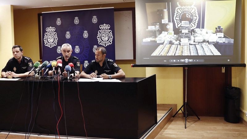 Detienen a nueve personas y se incautan de 32 kilos de cocaína y 65 de anfetaminas destinados a San Fermín