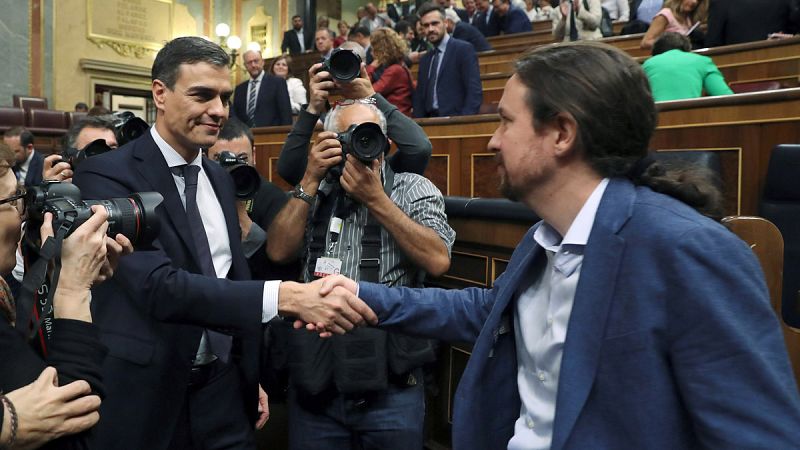 El presidente del Gobierno mantuvo una reunión privada en La Moncloa con Pablo Iglesias