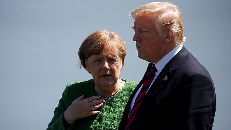 Trump critica a Alemania por sus problemas internos de política migratoria