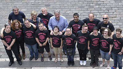El grupo de rock de Sndrome de Down Motxila 21 lanzar el chupinazo de los Sanfermines 2018