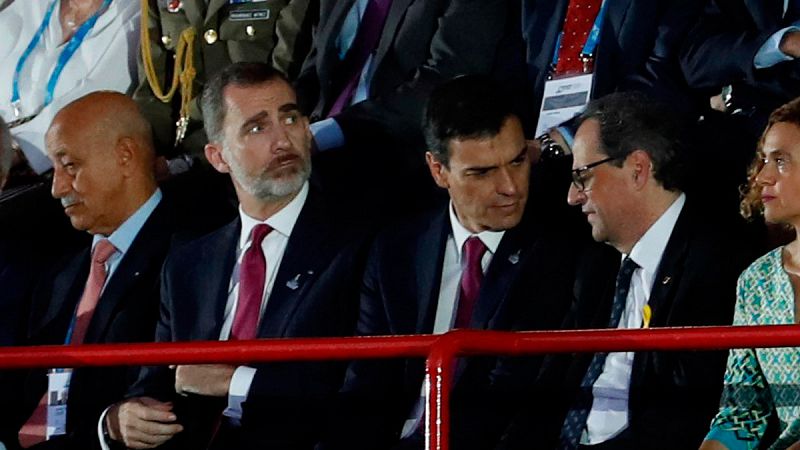 El Govern denuncia que se "seleccionEl Govern denuncia que se "seleccionó" al público de los Juegos Mediterráneos que abucheó a Torra