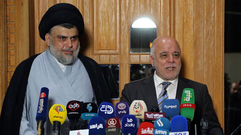 El clérigo chií Al Sadr se alía con el primer ministro Al Abadi para formar gobierno en Irak