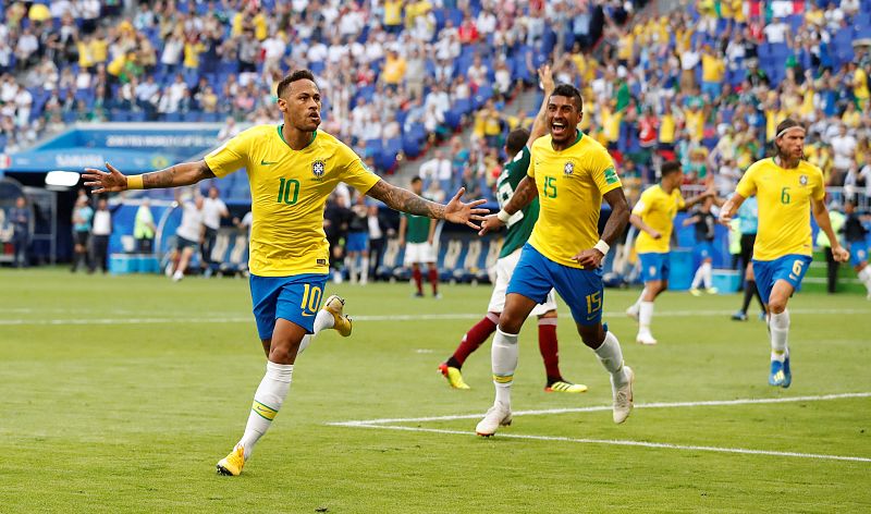 Neymar impulsa a Brasil a una altura inalcanzable para Mxico