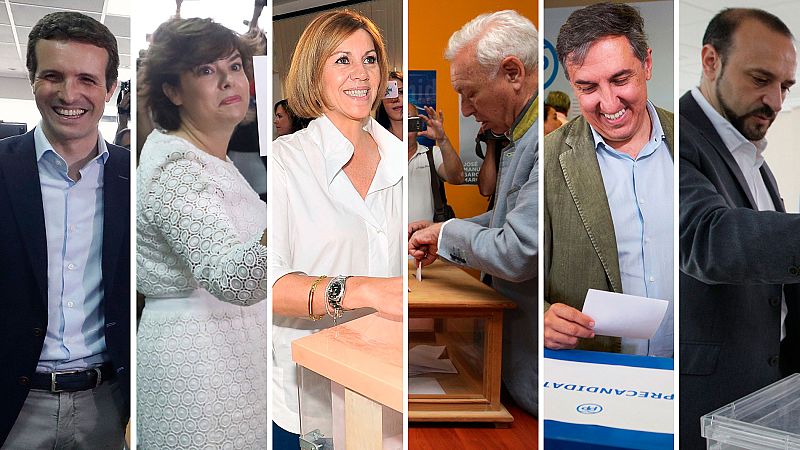 El cruce de acusaciones entre Cospedal y Casado enturbia brevemente unas primarias histricas con una participacin del 86,8%