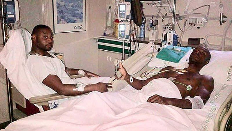 Abidal muestra una foto con su primo mientras la Fiscalía estudia reabrir el caso