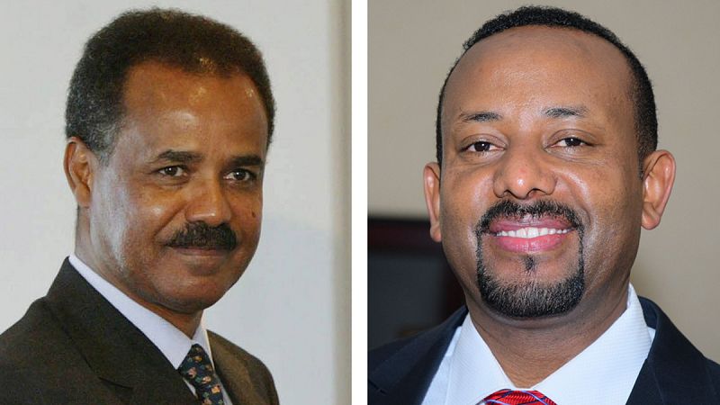 Una histórica cumbre entre los líderes de Eritrea y Etiopía marca el camino para la paz