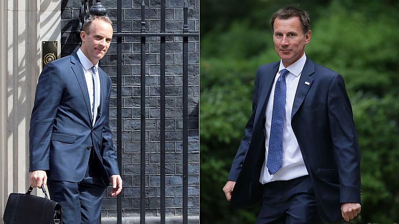 May nombra a Raab nuevo ministro para el 'Brexit' y a Hunt de Exteriores tras las dimisiones de Davis y Johnson