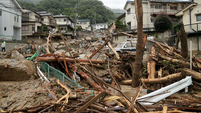 El número de muertos por las lluvias torrenciales en Japón asciende a 179