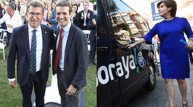 Casado y Santamaría se reprochan mutuamente utilizar su condición de "mujer" y "joven" en la campaña