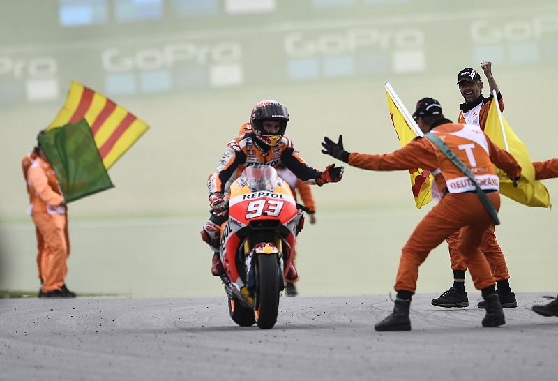 Todos contra Márquez en 'su' circuito de Sachsenring