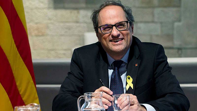 Torra califica de "indecente" la suspensión de los seis diputados catalanes