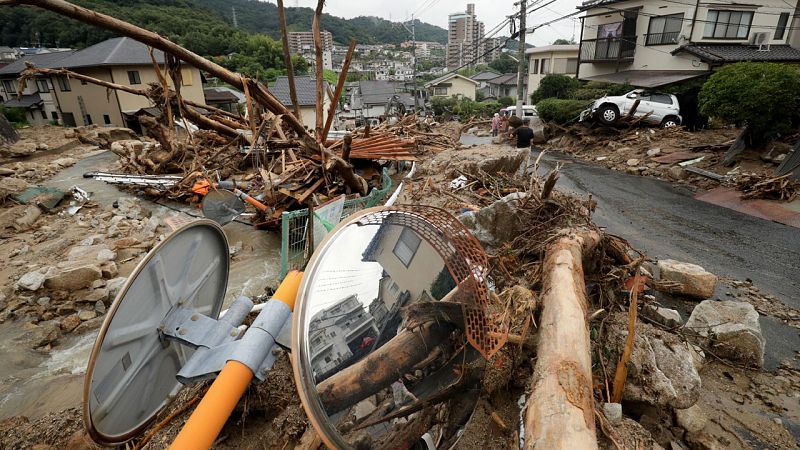 Asciende a 199 el número de muertos por las lluvias torrenciales en Japón
