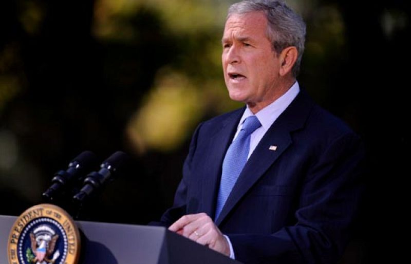 Bush cooperará con el resto de países para resolver la crisis económica
