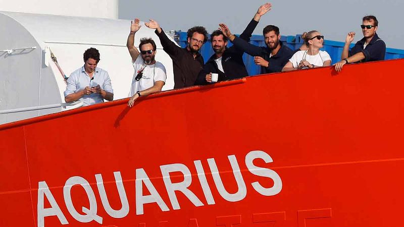 Aumentan un 34% los rescates del Aquarius en el Mediterráneo central en 2017 hasta las 15.078 personas